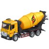 Miešačka betónu, stavebné vozidlo, kov, Huina, žltá 1:50