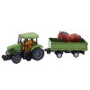 RC diaľkovo ovládaný traktor s prívesom a koňom