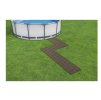 Penová podložka k záhradnému bazénu Imitácia dreva 12 ks 50x50cm BESTWAY