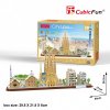 3D puzzle s čiarou mesta Barcelona