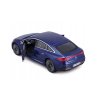 Mercedes-Benz EQS 2022 modrý kompozitný model v mierke 1/27