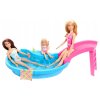 Bábika Barbie + bazén