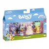 Bluey Figúrky na kostýmovú párty - balenie 4 kusov