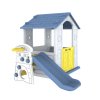 Detský záhradný domček 3v1 s modrou strechou