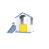 Detský záhradný domček 3v1 s modrou strechou