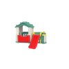 Záhradný domček so šmykľavkou 3v1 - zelený