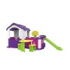 Záhradný domček s šmýkalkou 5v1 - fialový