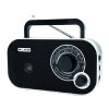77-543# Prenosné analógové rádio AM/FM Blow RA12 čierne a strieborné