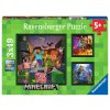 Minecraft puzzle 3x49 dielikov