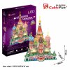 3D LED puzzle Chrám Vasilija Blaženého