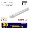 swietlowka led 150cm 22w t8 4000k g13 neutralna przezroczysta inoxx 150t8k4000 al tr fs i944