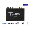 samochodowy tuner telewizji cyfrowej dvbt t2 hevc h.265 usb hdmi av nvox dvb267hd 2ant i1421 a2