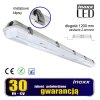 zestaw: 2x oprawa hermetyczna lampa led ip65 4x swietlowka led 120cm 18w t8 4000k g13 neutralna 2x inoxx t8 fix2 1 i781 a1