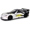 R/C Sports Car Racing 1:18 Corvette C6.R White 2,4 G Svetlá