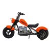 Elektrická motorka Chopper Warrior – oranžová