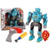 Robot Skrutkovač Zbraň Vŕtačka Skrutkovač Svetlá znejú tyrkysovo