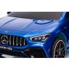 Mercedes CLA 45s AMG modrý lakovaný 4x4 akumulátorový automobil
