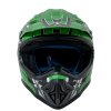 Detská prilba na motorku M – Zelená