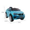 Elektrické autíčko BMW X6 - lakované – modré