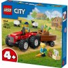 City Blocks 60461 červený traktor s prívesom a ovcami