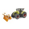 Traktor Claas Axion 950 so snehovým pluhom
