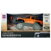 Auto na diaľkové ovládanie Land Rover Defender R/C oranžové 1:14