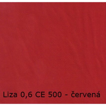Koženka Liza 06 CE 500 Červená (Ekokůže)