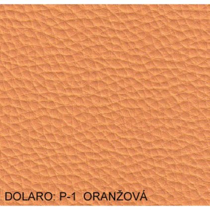 Koženka Dolaro P1 Oranžová (Ekokůže)