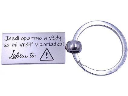 Prívesok-na-kľúče-jazdi-opatrne