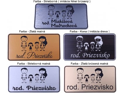 Menovka na dvere