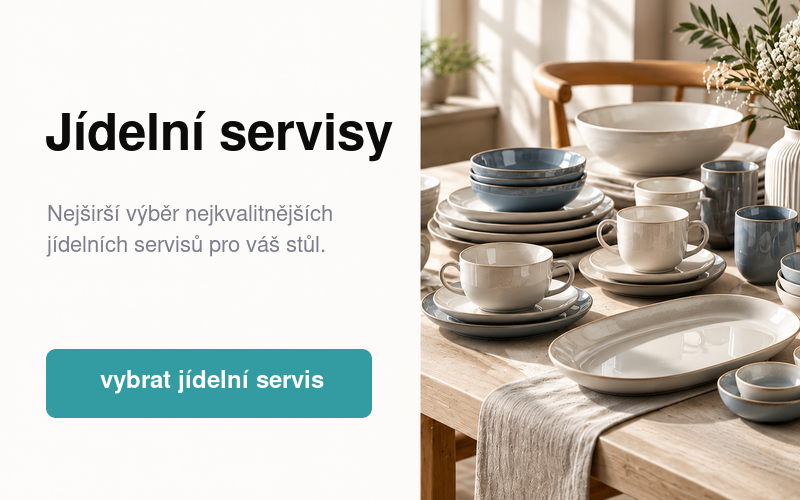 Nejširší výběr jídelních servisů pouze na TOMIDO.CZ