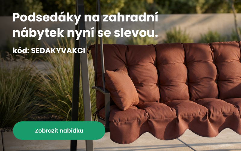 Sedáky na zahradní houpačky ,,předprodej zahájen na tomido.cz"
