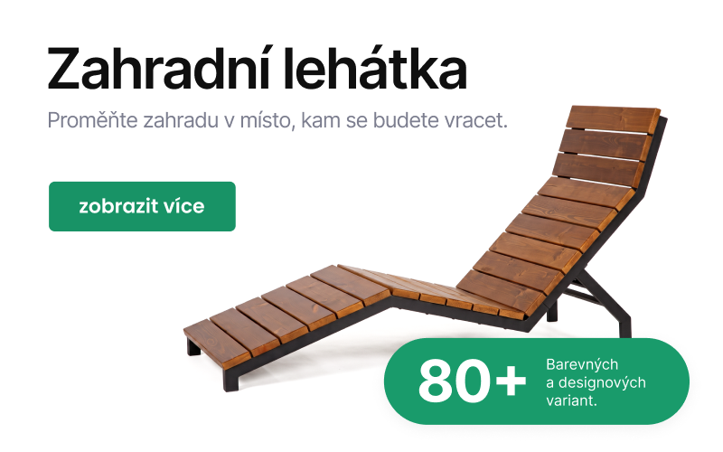 Luxusní zahradní lehátka pouze na našem eshopu TOMIDO.CZ