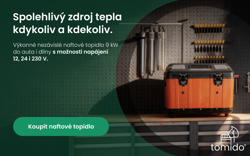 Nezávislá topidla do dílny a domácnosti najdete na tomido.cz