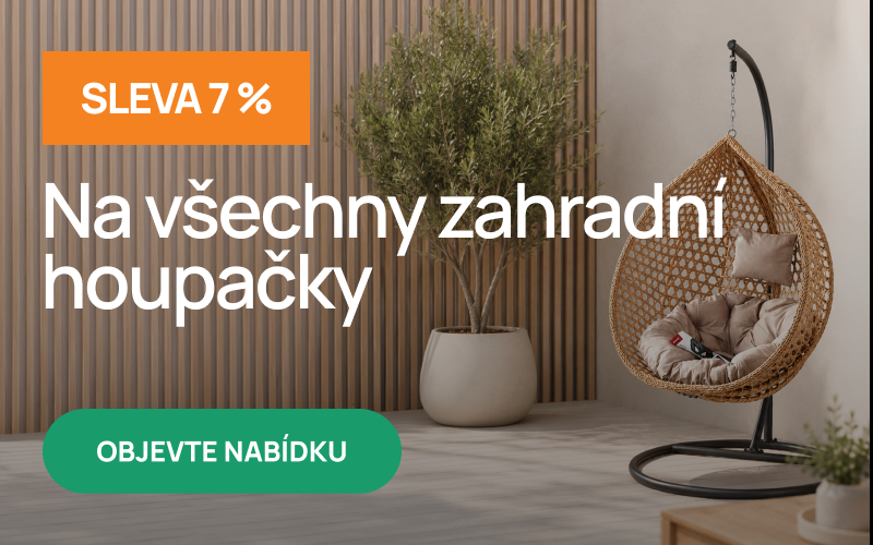 Luxusní zahradní houpačky nyní časově omezené AKCI na TOMIDO.CZ