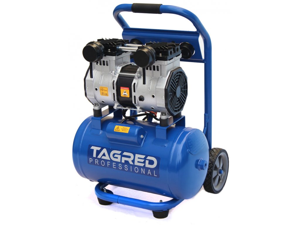 Bezolejový kompresor 16l 2KW, 10 barů, Tagred TA382 1