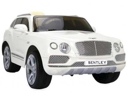 Elektrické autíčko Bentley Bentayga, 2.4GHz, kožená sedačka bílé 1