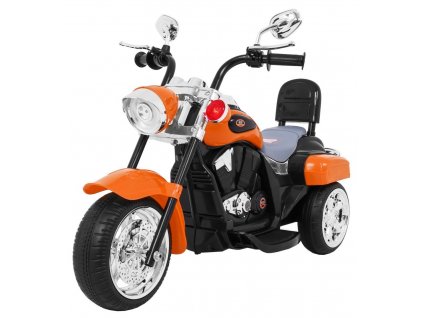 Elektrická motorka Chopper oranžová