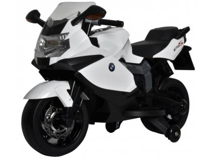 Dětská elektrická motorka BMW K1300S bílá 1