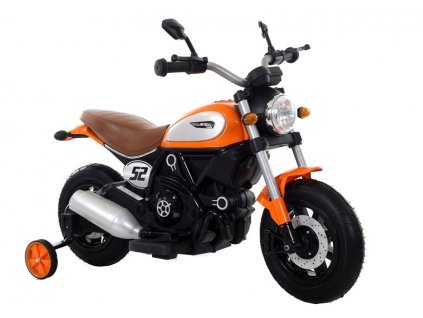Dětská elektrická motorka Shadow oranžová 1