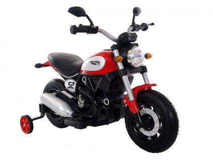 Dětská elektrická motorka Shadow červená 1