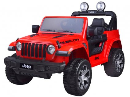 Elektrické autíčko Jeep Wrangler Rubicon červené 1
