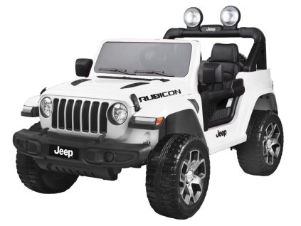 Elektrické autíčko Jeep Wrangler Rubicon bílé 1