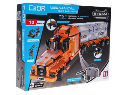 Stavebnice technic R/C kamion, jeřáb, vysokozdvižný vozík 10v1 1