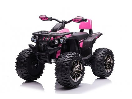 Dětská elektrická čtyřkolka ATV Power 4x4 růžová 1