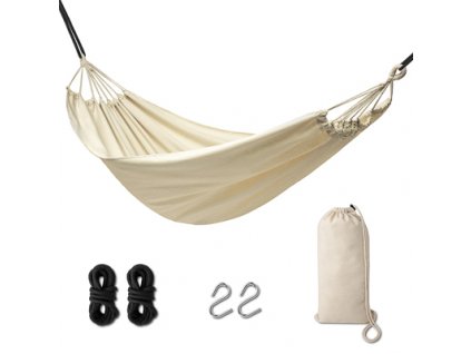 Zahradní houpací síť boho 200 cm ecru