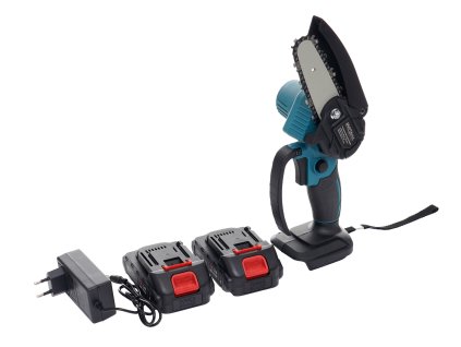 Akumulátorová řetězová pila 4" 21 V + 2x baterie KD10645