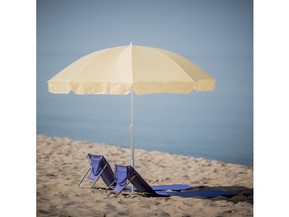 Zahradní slunečník Poly II Ecru 240 cm PATIO