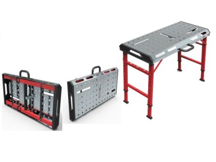 Svářecí pracovní stůl 532x1068x705-930 mm KD639