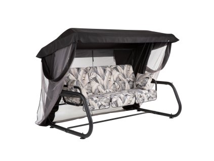 Zahradní houpačka Venezia s moskytiérou a bočními stolky G057-06PB PATIO 2